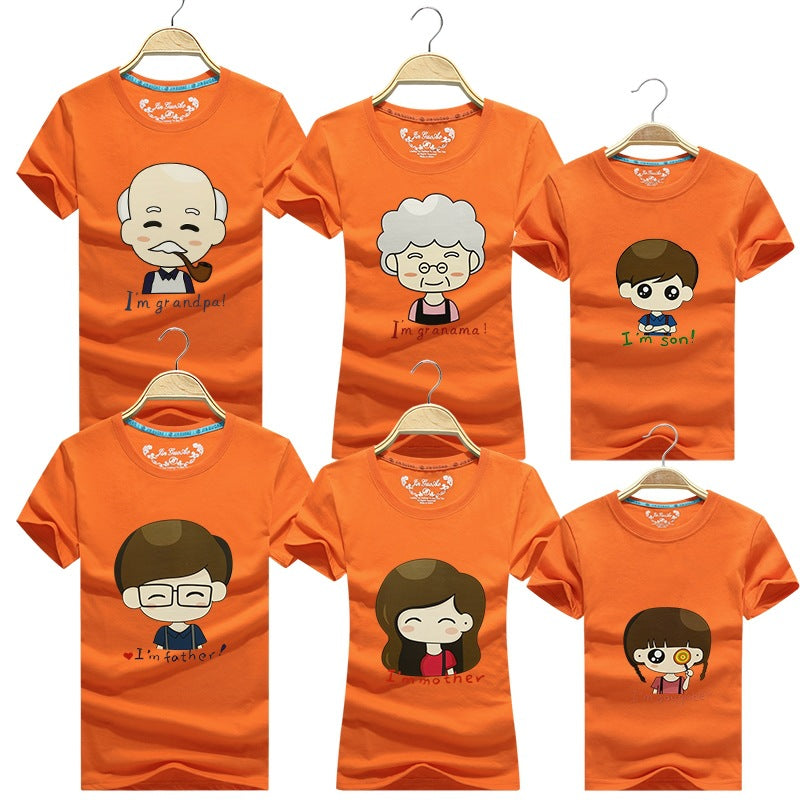 Family of six summer family shirts