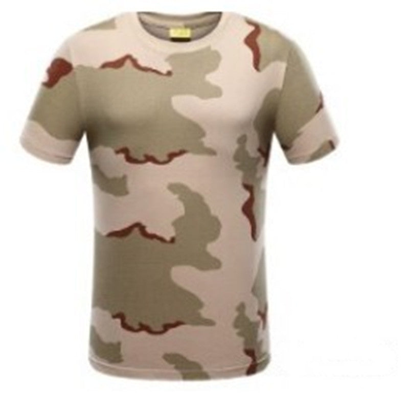 Camouflage Summer Quick-drying Mesh T-shirt