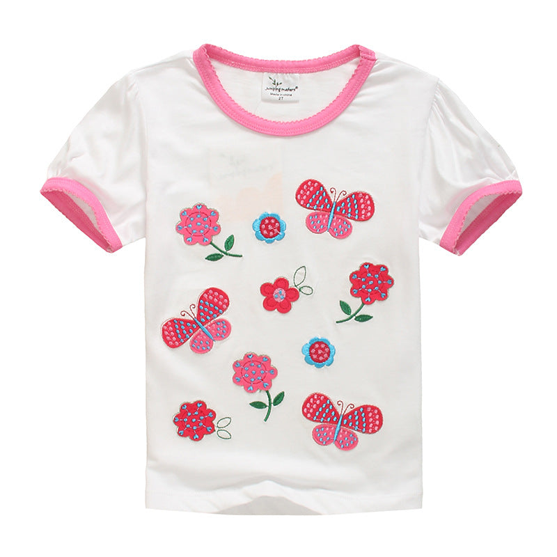 Pink Butterfly Flower Shirt