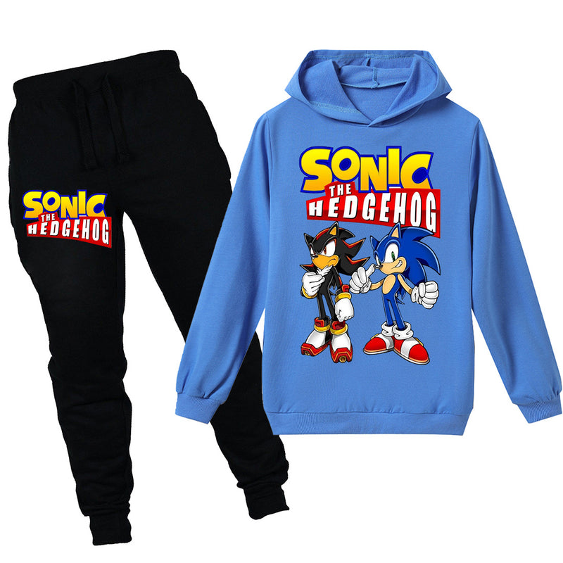 Sonic - Children's Long-Sleeved Sweater Suits, Large Children's Clothing