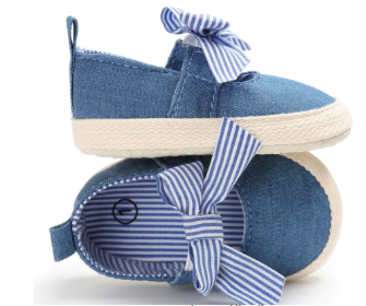 Pattern Bow Baby shoes