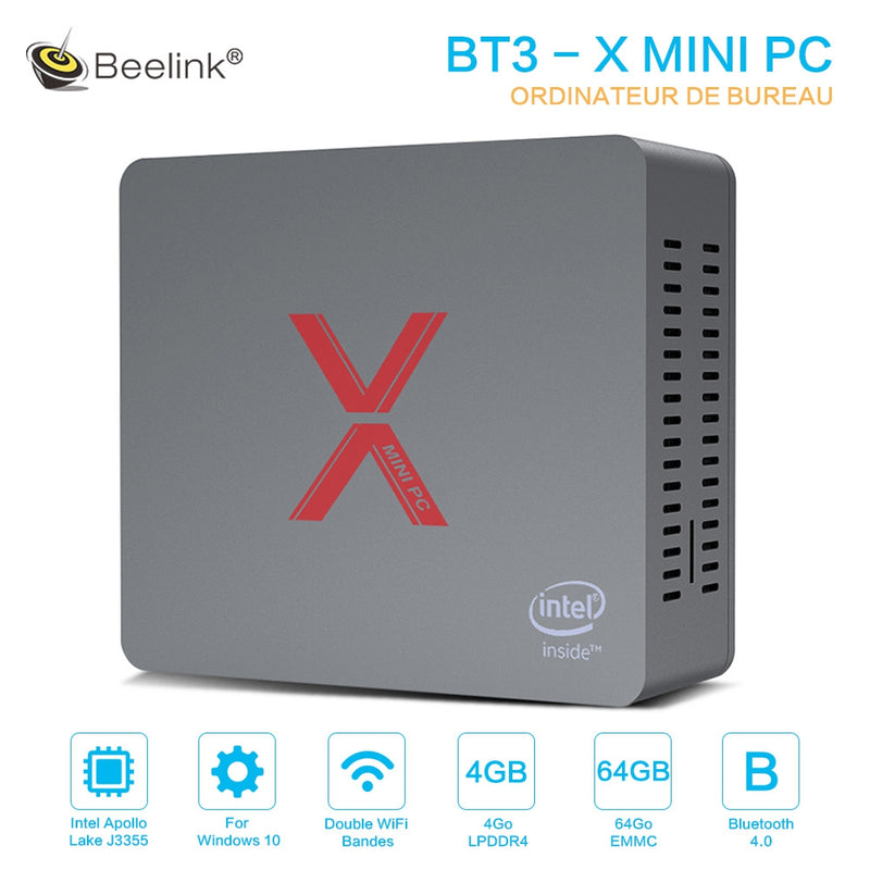 Beelink BT3 - X Mini PC Windows 10 Intel 