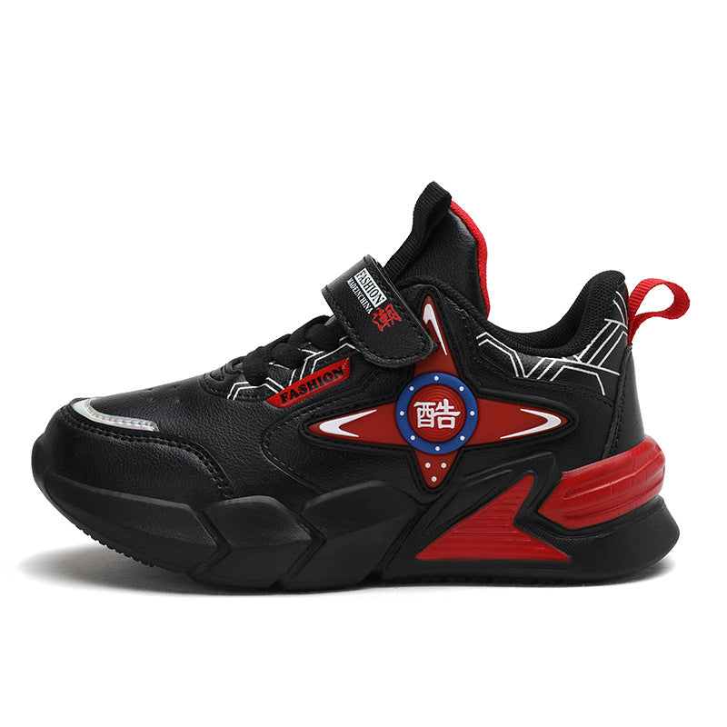 Children's China basketball shoes with leather surface