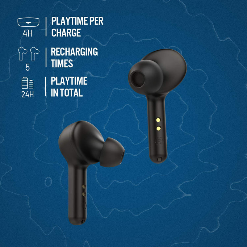 Dudios True Wireless Earbuds Headphones, TWS HD Stereo in- Ear Headsets with mic