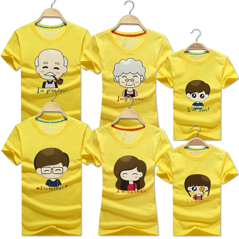 Family of six summer family shirts