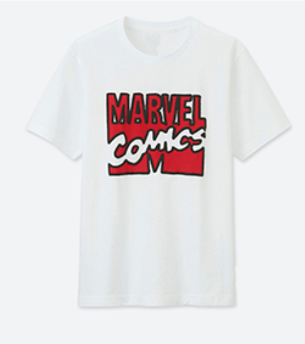 MARVEL Print T-Shirt (Short Sleeve)