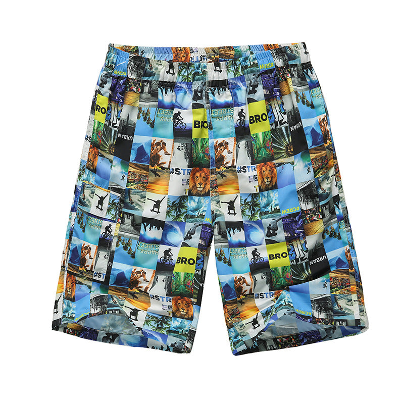 Hawaiian print shirt & shorts