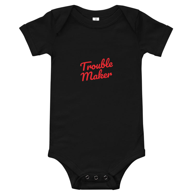 Trouble Maker - Baby short sleeve one piece - For Sale.bid
